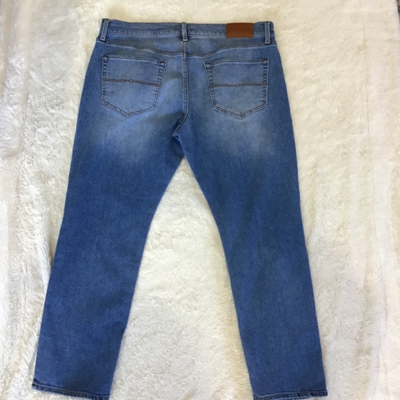 Lucky Men Size 36/30 121 Slim Straight Leg Denim Jean Casual Whiskered Faded - Picture 13 of 13